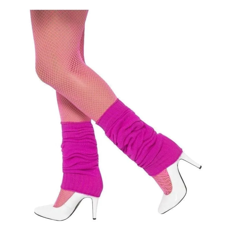 80s Legwarmers Adult Hot Pink