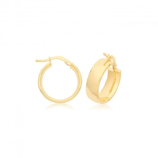 9CT Gold Hoop Earrings ER1200