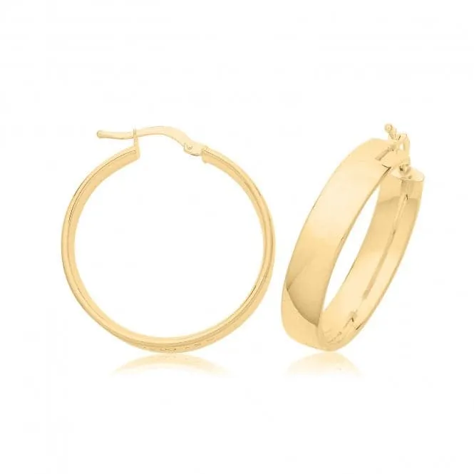 9CT Gold Hoop Earrings ER1200