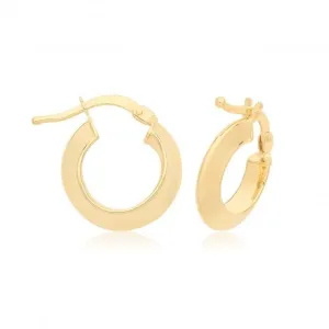 9ct Yellow Gold Hoop Earrings ER1201