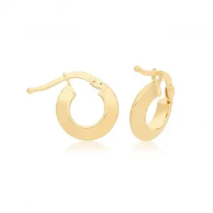 9ct Yellow Gold Hoop Earrings ER1202