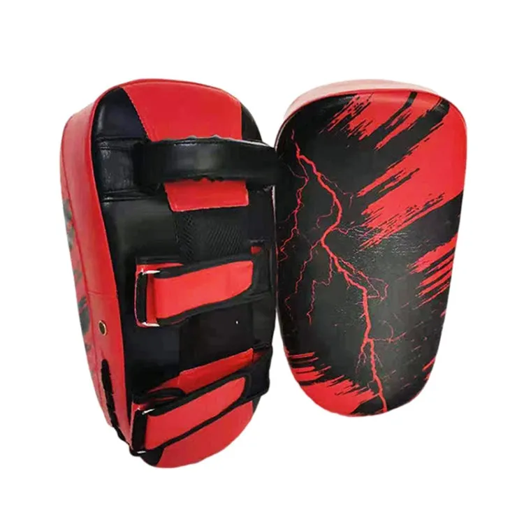 A Pair Taekwondo Training Foot Target Home Boxing Foot Target(Red)