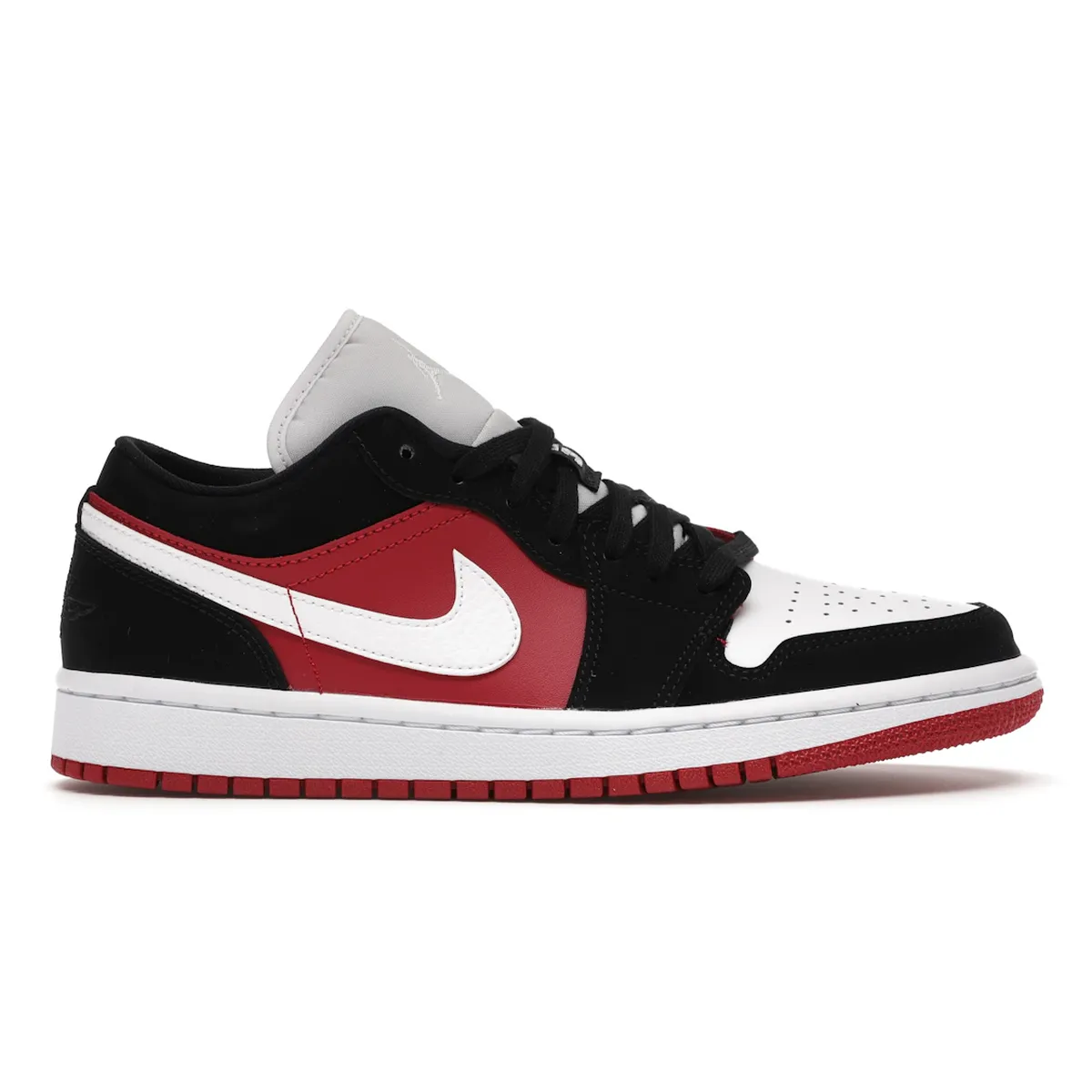 Air Jordan 1 Low Black White Gym Red