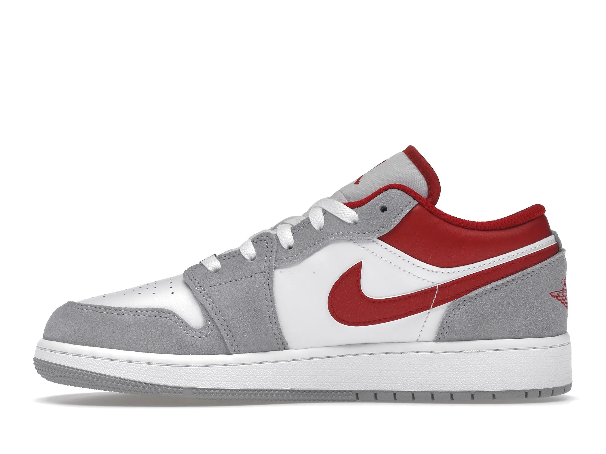 Air Jordan 1 Low SE Smoke Grey Gym Red (GS)