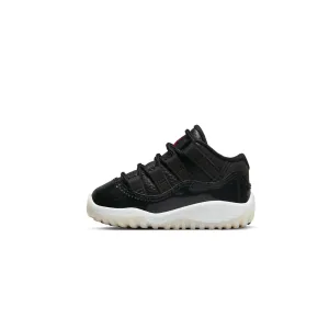 Air Jordan Infants 11 Retro Low Shoes Black/Gym Red