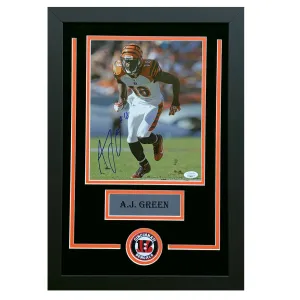 AJ Green Hand Signed & Framed 8x10 Photo (JSA)