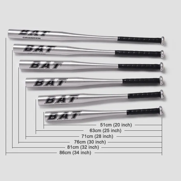 Aluminium Alloy Baseball Bat Of The Bit Softball Bats, Size:32 inch(80-81cm)(Red)