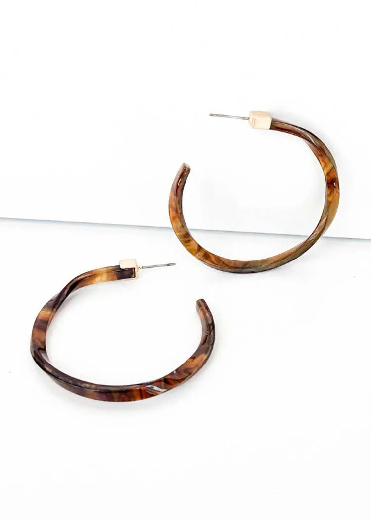 Apalone Tortoise Twisted Hoop