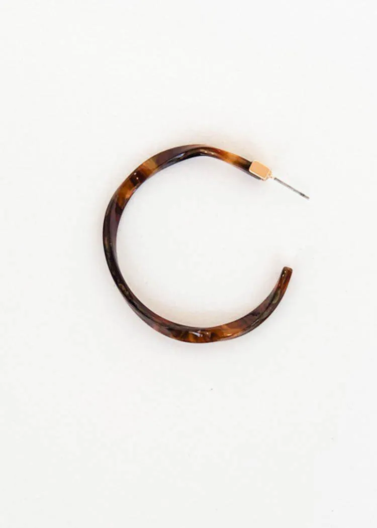 Apalone Tortoise Twisted Hoop