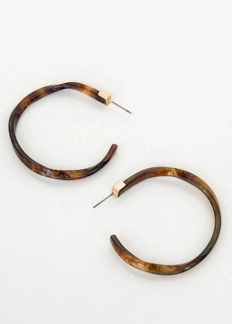 Apalone Tortoise Twisted Hoop