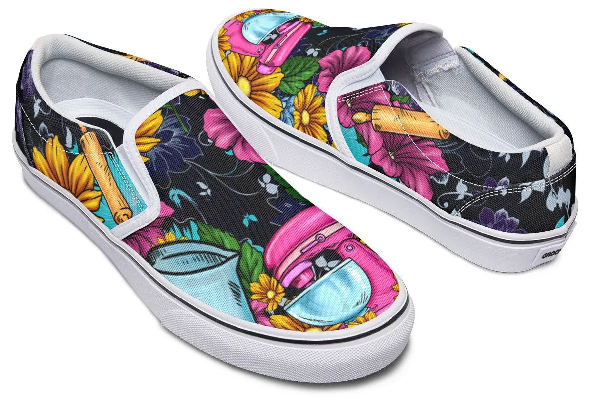 Artistic Baking Slip-On Shoes