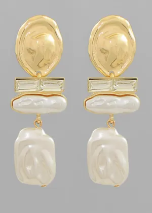 Arya Pearl Drop Earrings