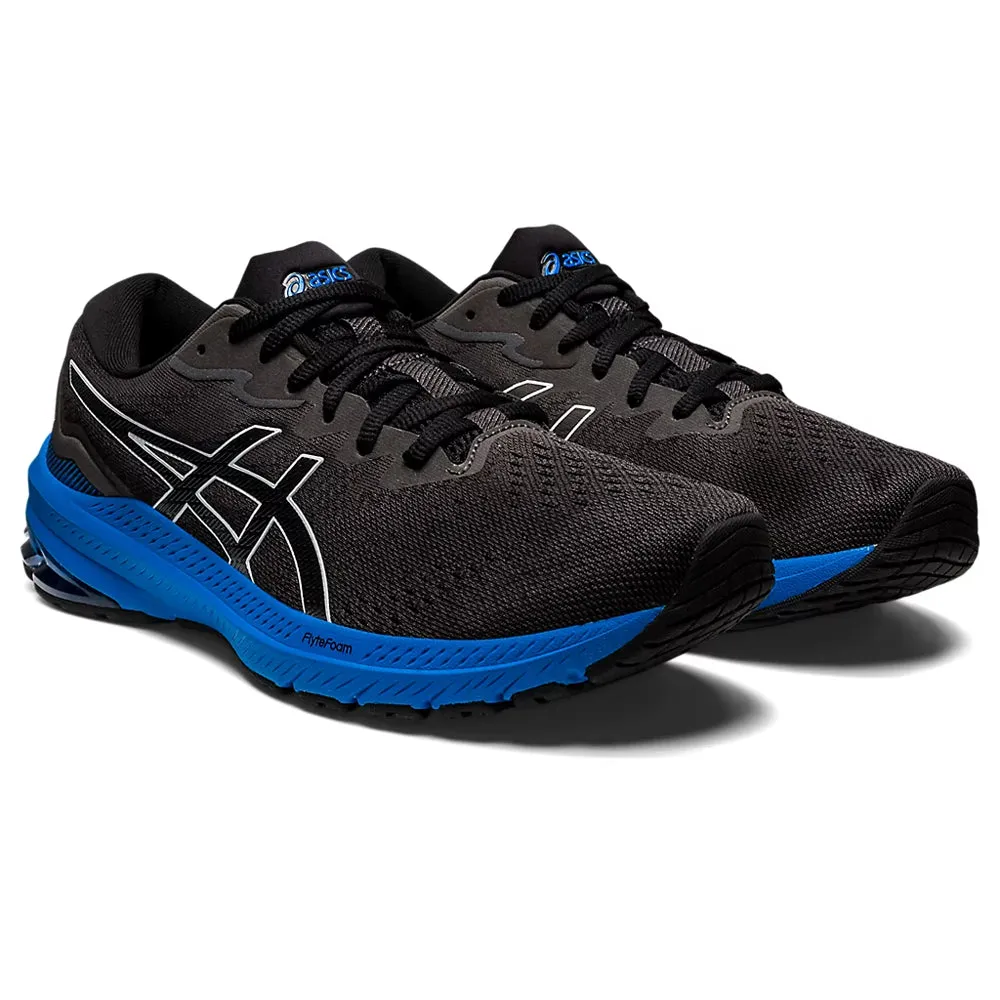 ASICS GT-1000 11 (M) - BLACK/ELECTRIC BLUE RUNNING SHOES