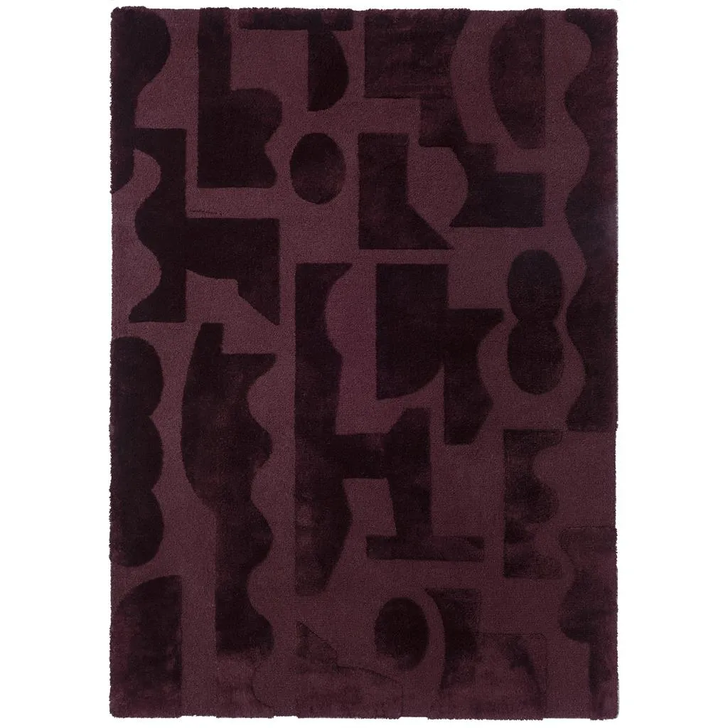 B&C Twinset Mural Burgundy 121100