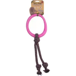 Beco - Hoop on Rope Dog Toy - Pink