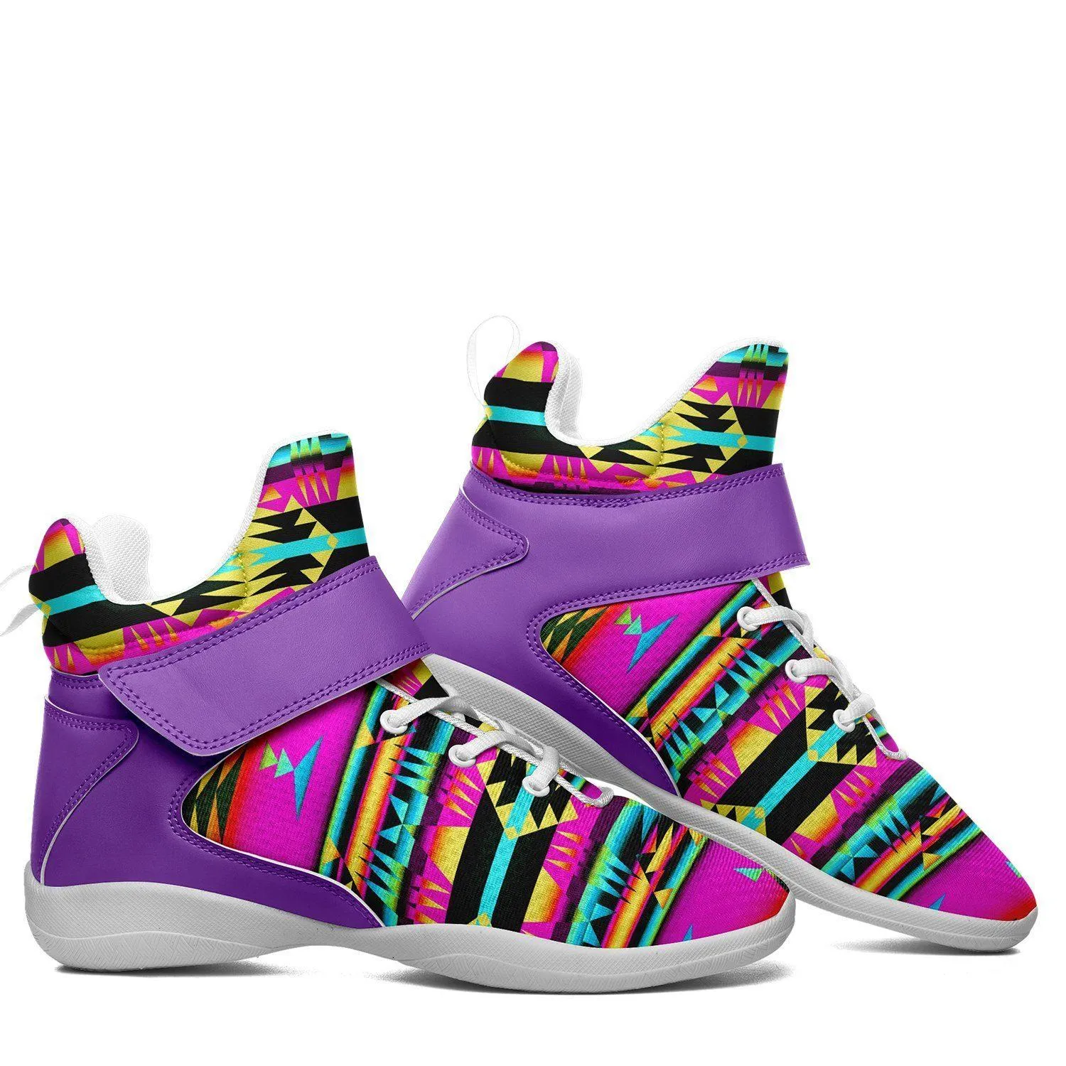 Between the Sunset Mountains Kid's Ipottaa Basketball / Sport High Top Shoes