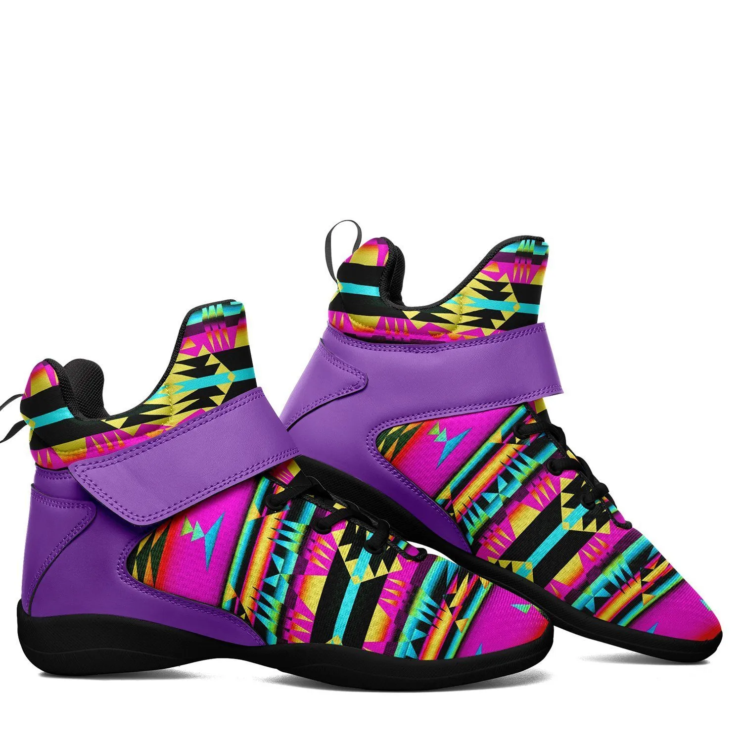 Between the Sunset Mountains Kid's Ipottaa Basketball / Sport High Top Shoes