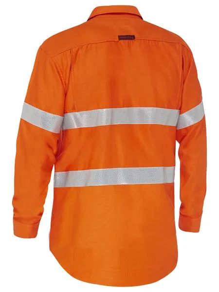 Bisley Apex 185 Taped Hi Vis Ripstop FR Vented Shirt (BS8439T)