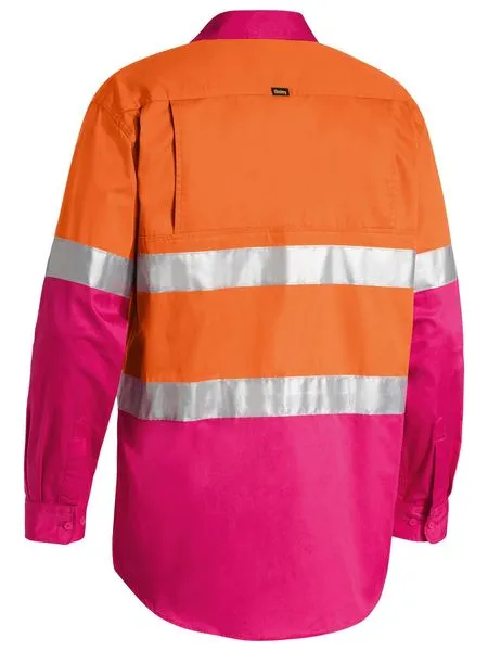 Bisley Men's 3M Taped Cool Hi Vis Light Weight Shirt-(BS6696T)