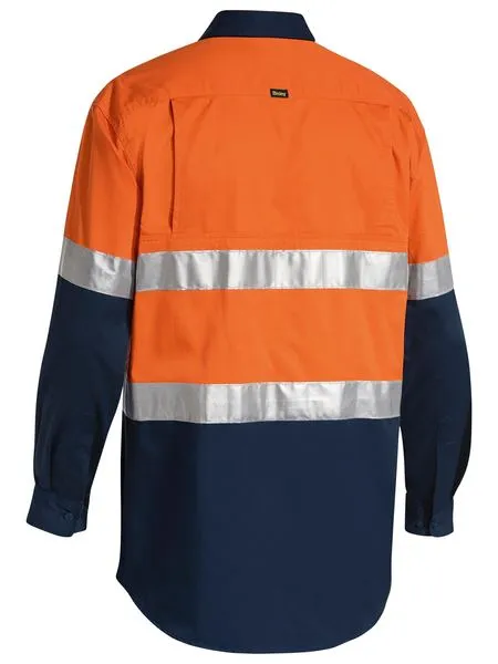 Bisley Men's 3M Taped Cool Hi Vis Light Weight Shirt-(BS6696T)