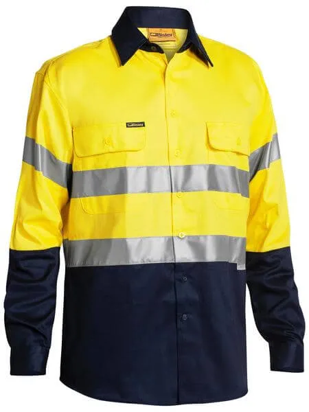 Bisley Taped Hi Vis Drill Shirt - Long Sleeve (BT6456)