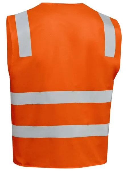 Bisley Taped Hi Vis Safety Zip Vest ( BV0341T)