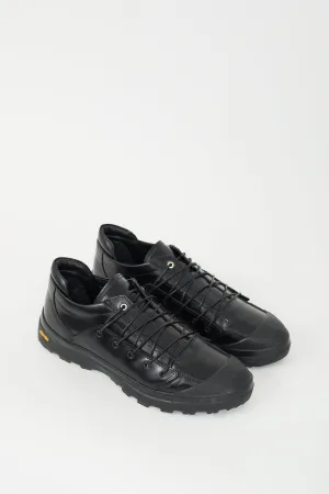 Black Leather Ibanez Sneaker