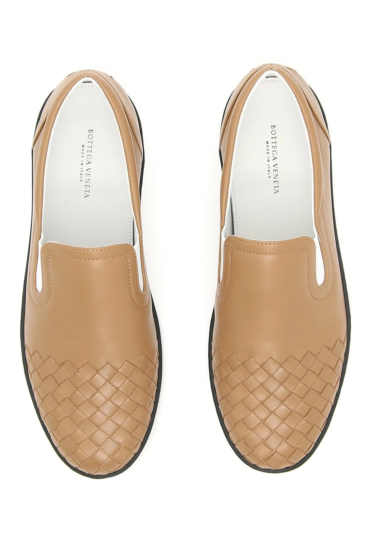 Bottega Veneta Woven Slip-On Sneakers