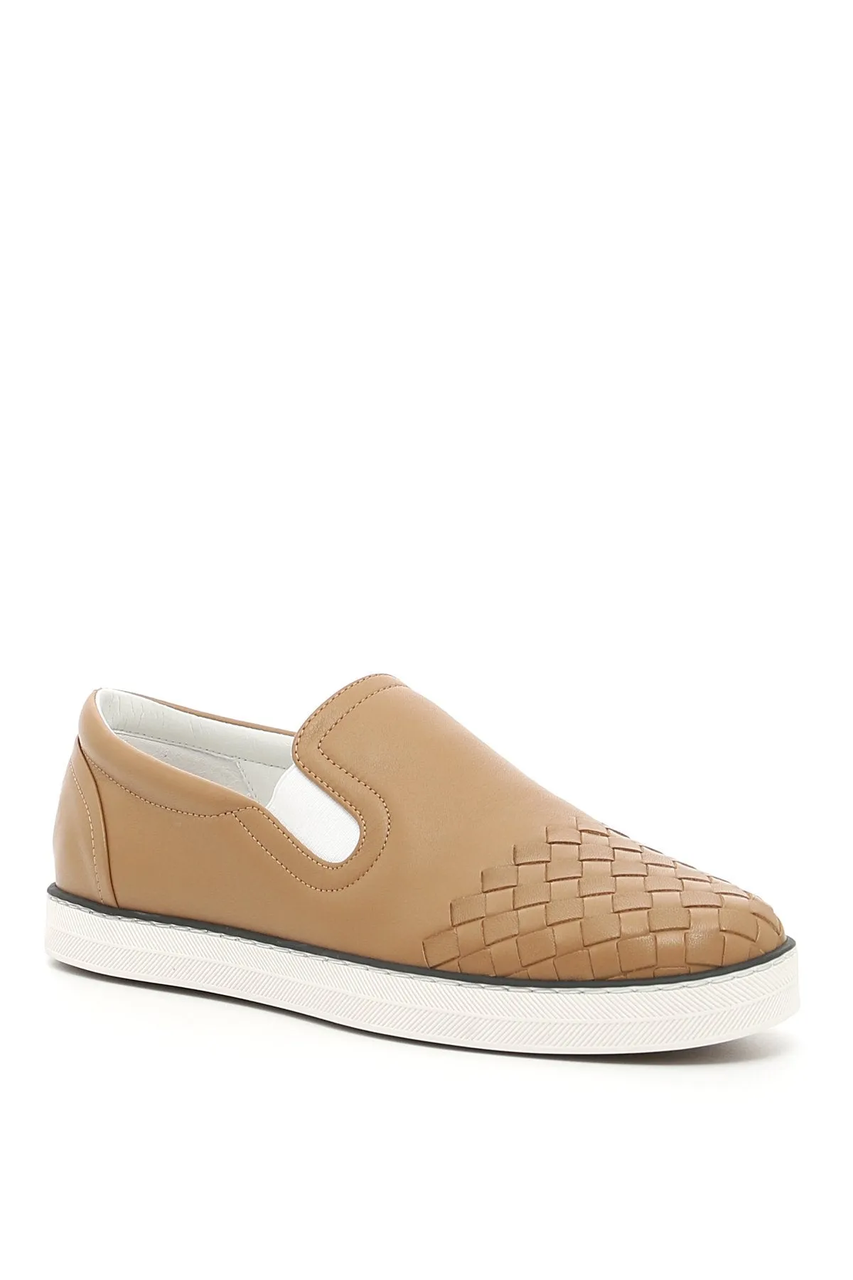 Bottega Veneta Woven Slip-On Sneakers