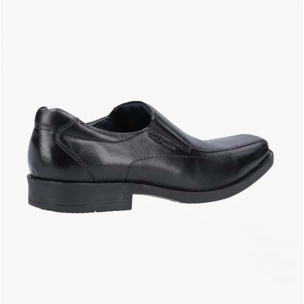 BRODY Mens Leather Slip On Shoes Black