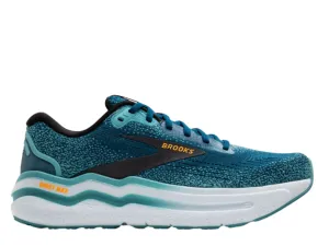 Brooks Ghost Max 2 Mens Running Shoe (Moroccan Blue/Aqua/Orange Pop)