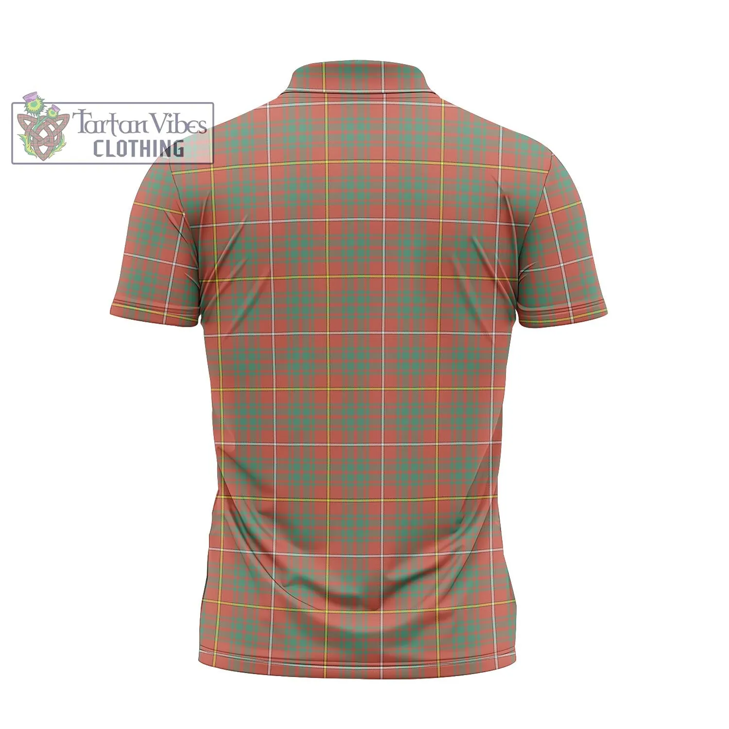 Bruce Ancient Tartan Zipper Polo Shirt