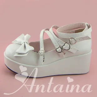 (Buyforme)Antaina~Lolita Bow Platform Shoes Multiple Colors