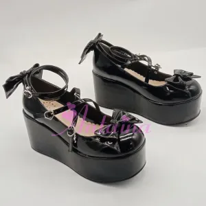 (Buyforme)Antaina~Lolita Bow Platform Shoes Multiple Colors