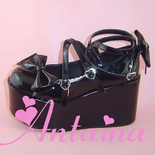 (Buyforme)Antaina~Lolita Bow Platform Shoes Multiple Colors