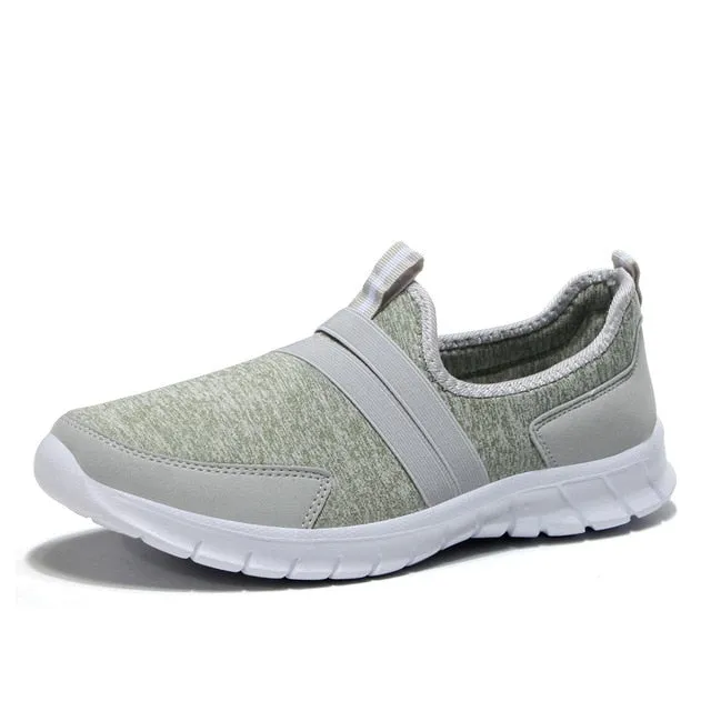 Casual Strapped Breathable Slip On Sneaker