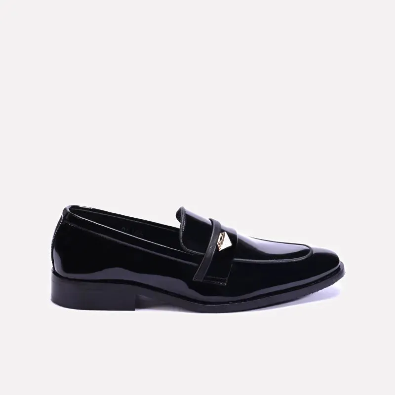 Chesterfield Black Slip On Formal Loafers 0111136