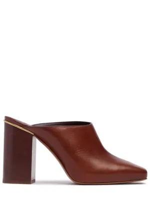 Chloé   100mm Ambre leather mules 