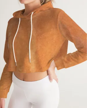 Clementine Aventurine Women's Cropped Hoodie