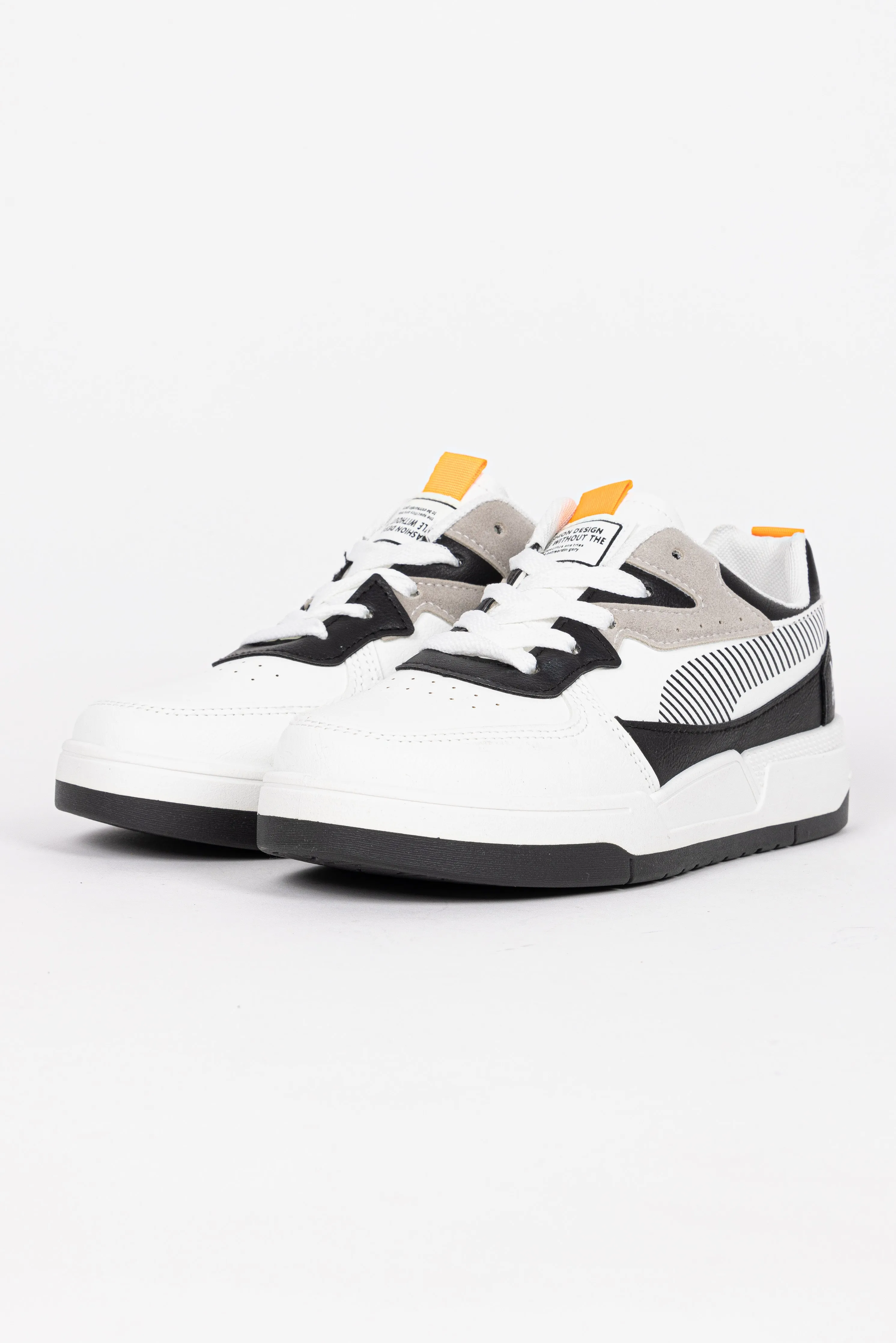 CONTRAST PLATFORM SNEAKERS