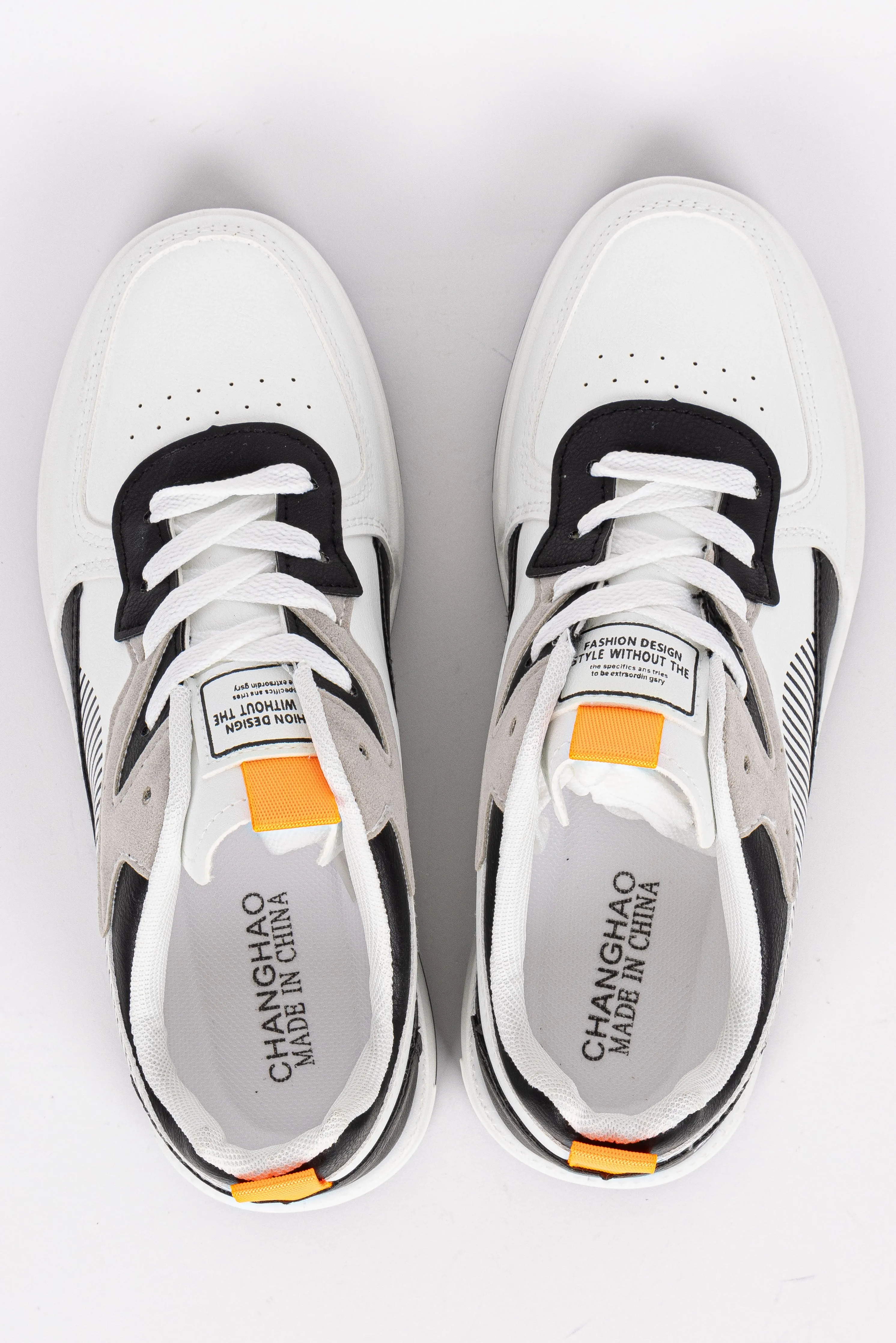 CONTRAST PLATFORM SNEAKERS