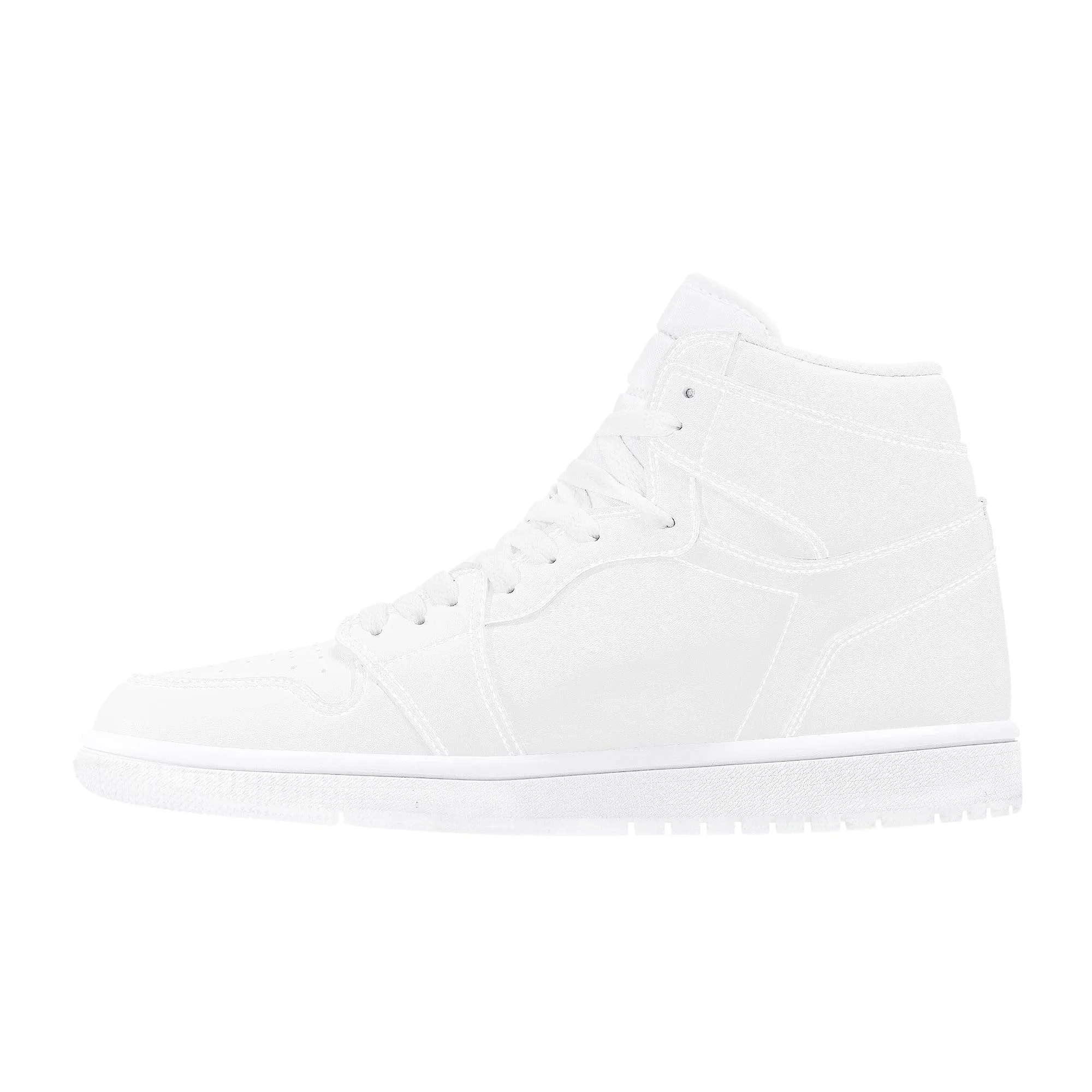 Custom High Top Sneaker -White D17