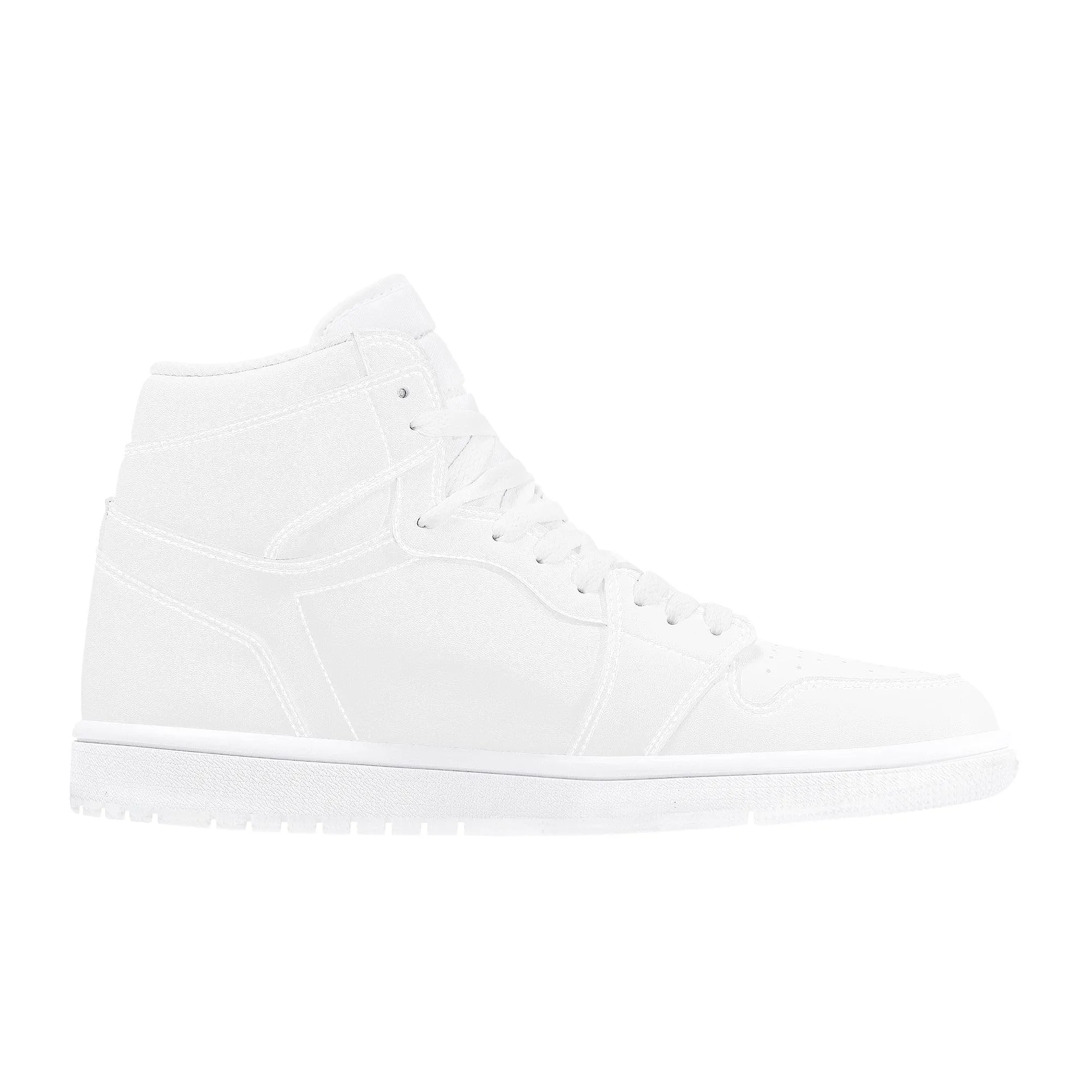 Custom High Top Sneaker -White D17