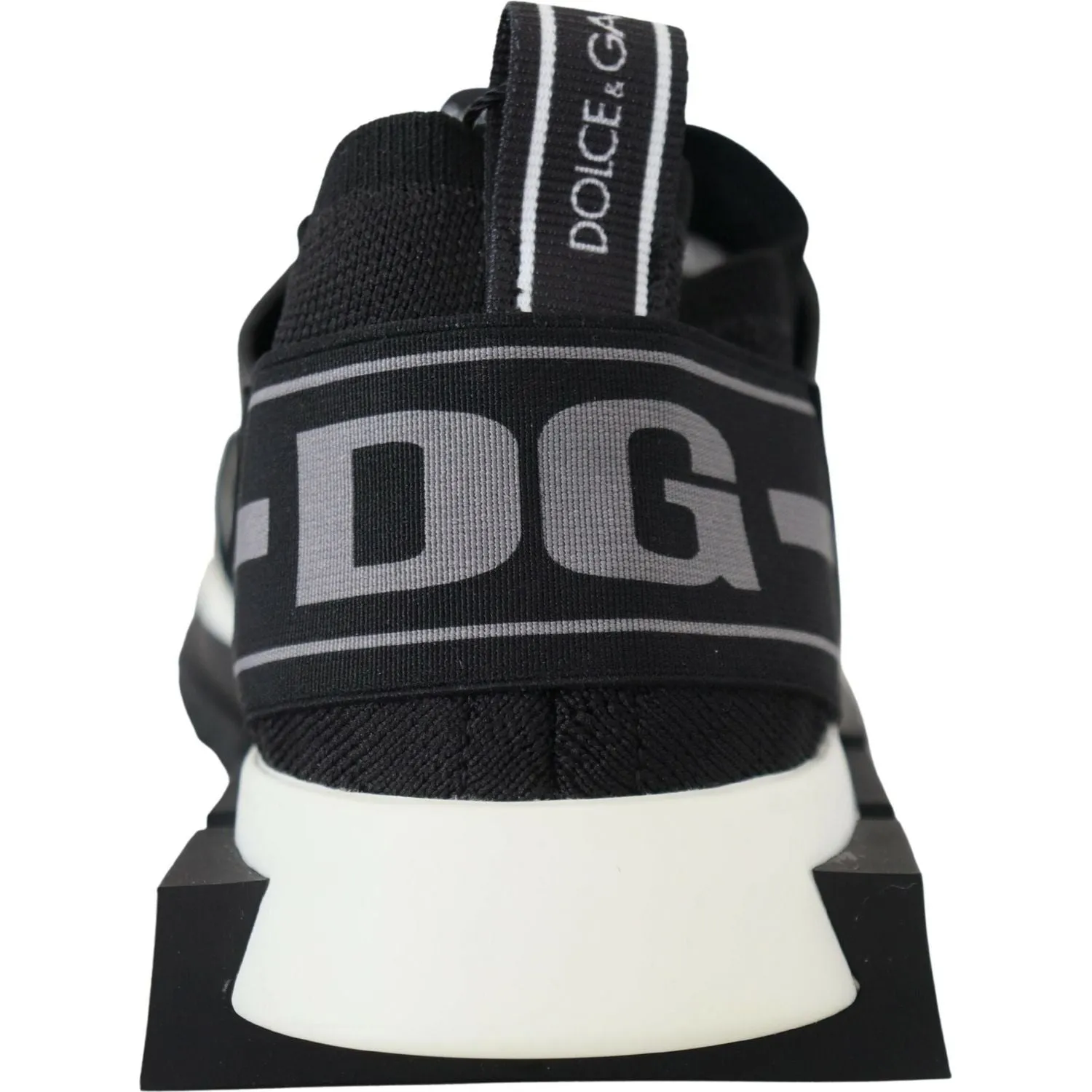 Dolce & Gabbana Chic Sorrento Slip-On Sneakers in Monochrome