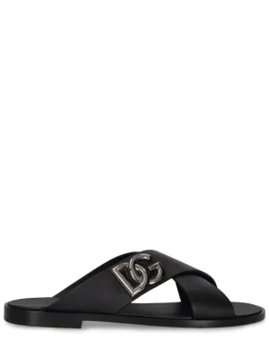 Dolce&amp;Gabbana   D&amp;G leather sandal 