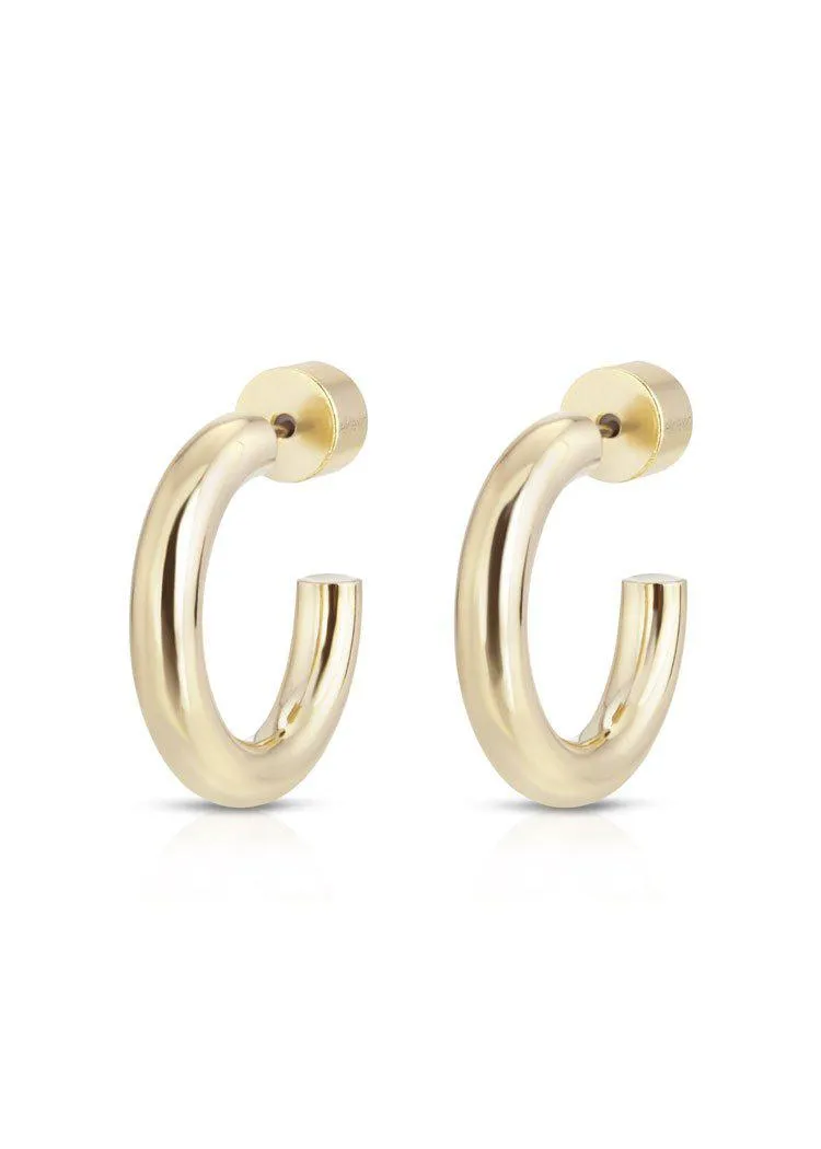 Eklexic Zo Huggie Hoops-Gold