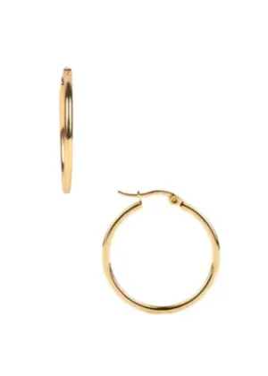 Ellie Vail Laurette Medium Hoop Earring