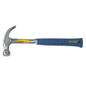 EstWing E3-16C 16 oz Solid steel Curve claw hammer with shock reduction grip