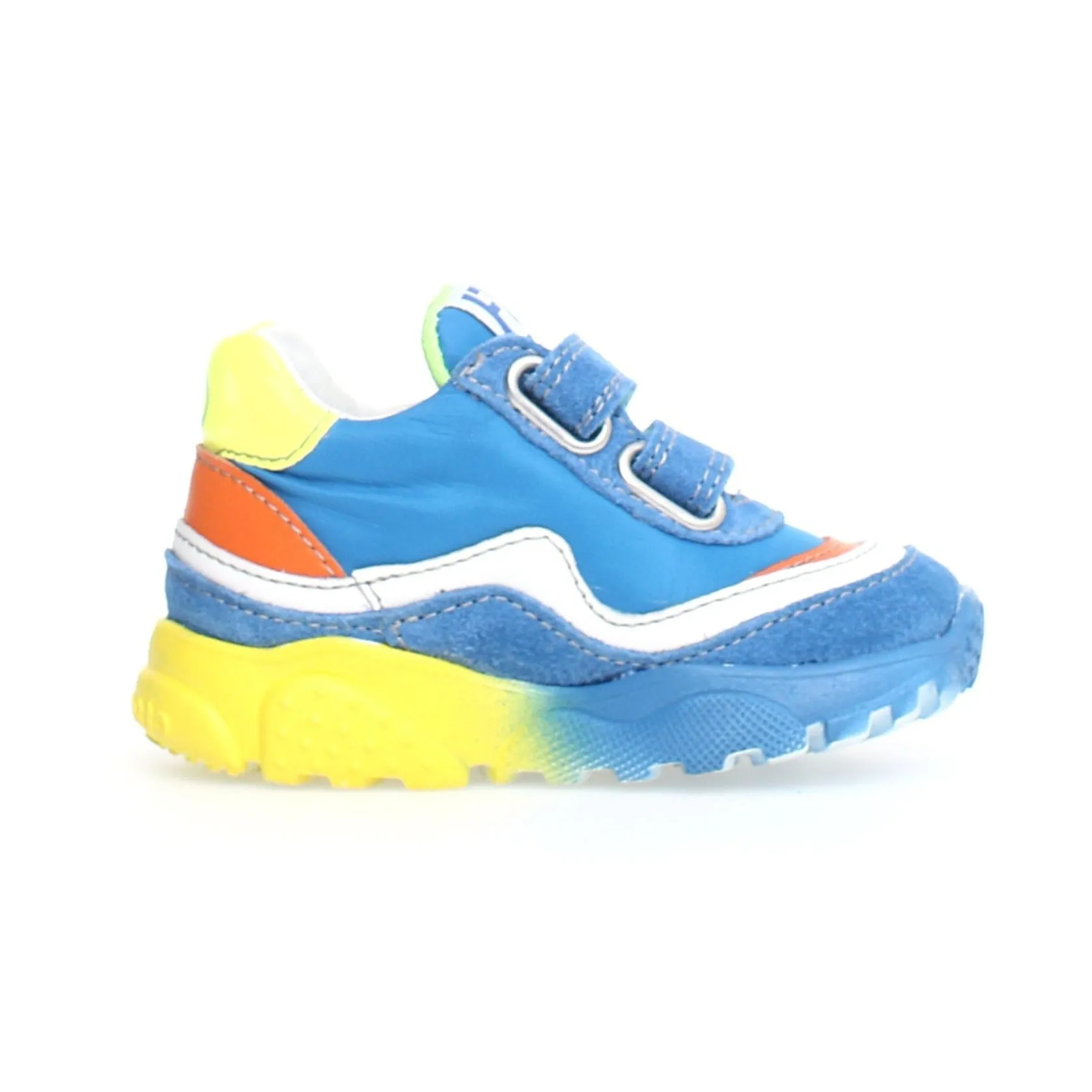 Falcotto Amantea VL Boy's Sneakers - Oltremare/Yellow