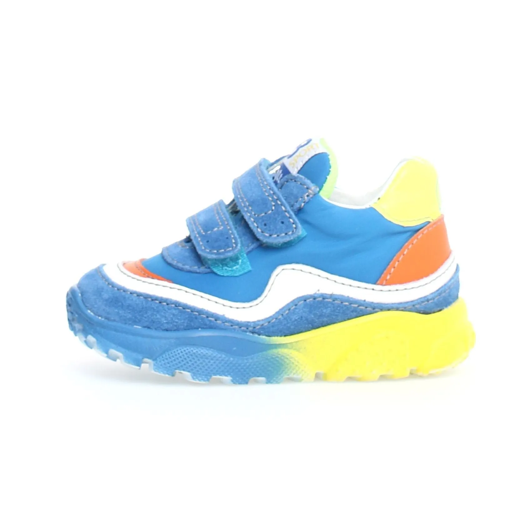 Falcotto Amantea VL Boy's Sneakers - Oltremare/Yellow